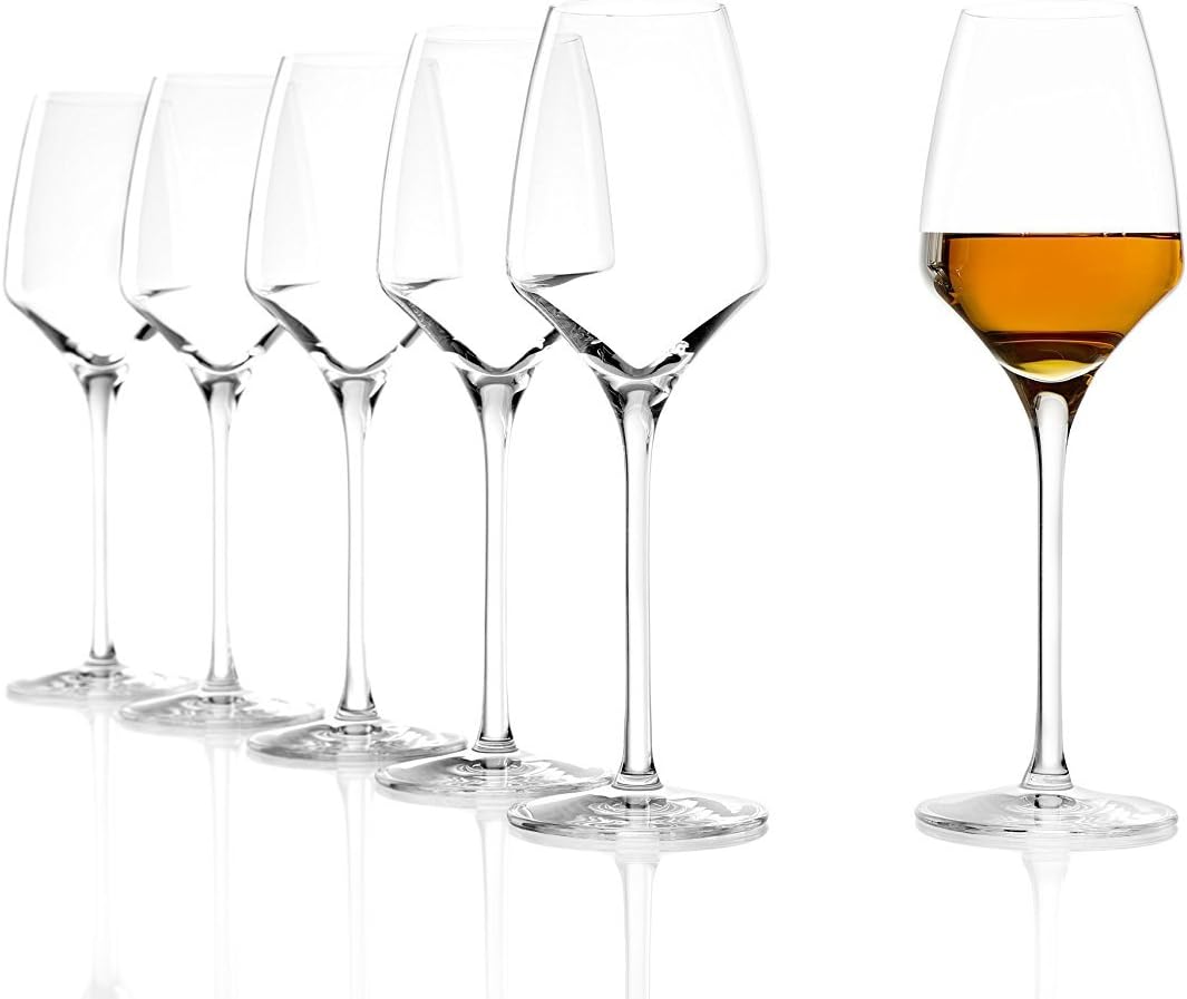 Stölzle Lausitz Süßweingläser Experience 190ml, 6er Set, wie mundgeblasen, spülmaschinenfest