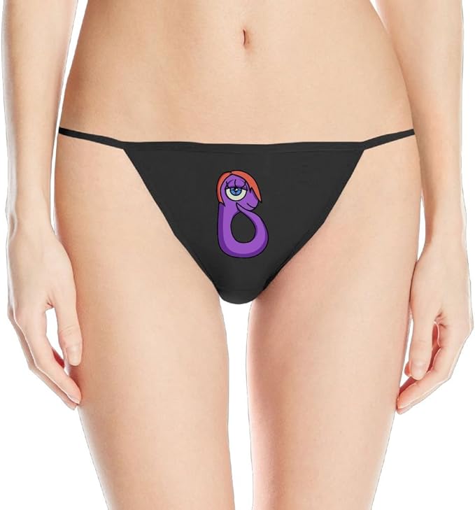 IBSJK Purple Bending Cartoon Snake Women's Sexy Funny