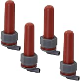 MODUODUO Calf Feeding Nipple 4 Set with Fixed Base Feeding Milk Bucket Teats for Baby Cow Cattle Horse Donkey