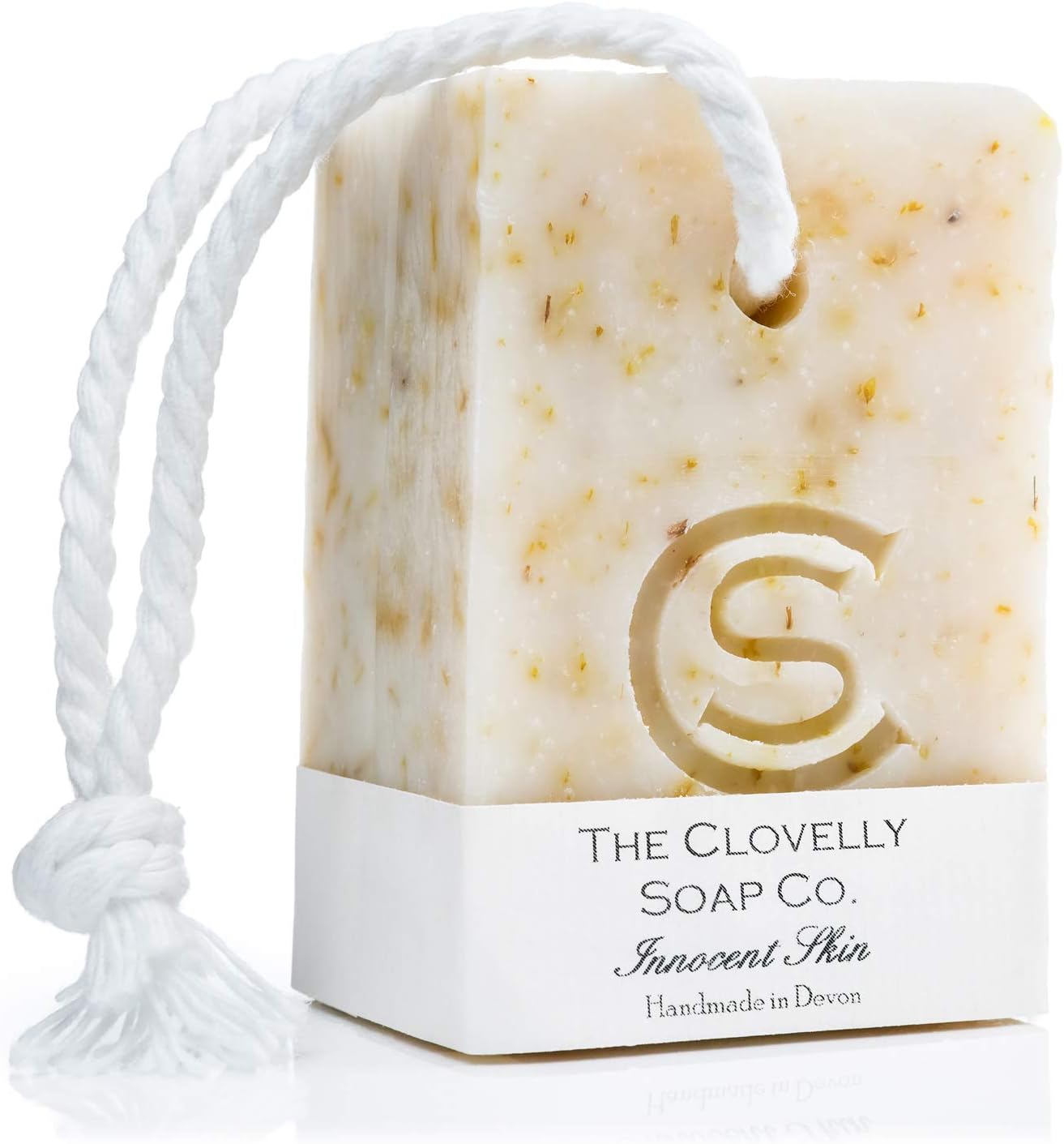Clovelly Soap Co Natural Handmade Innocent Soap on a Rope Bar For All