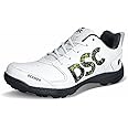 DSC Men's Beamer Cricket ShoesDSC Beamer Cricket Shoes Size 8 UK (Fluro Yellow-White), Beamer-Fluro Yellow-White-8