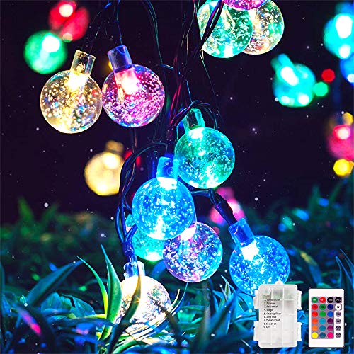 Metaku Outdoor String Lights Battery Operated