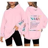 UNIQUEONE Christian Sweatshirts for Women Jesus Faith god Hoodies Religious Graphic Tee Inspirational Pullover