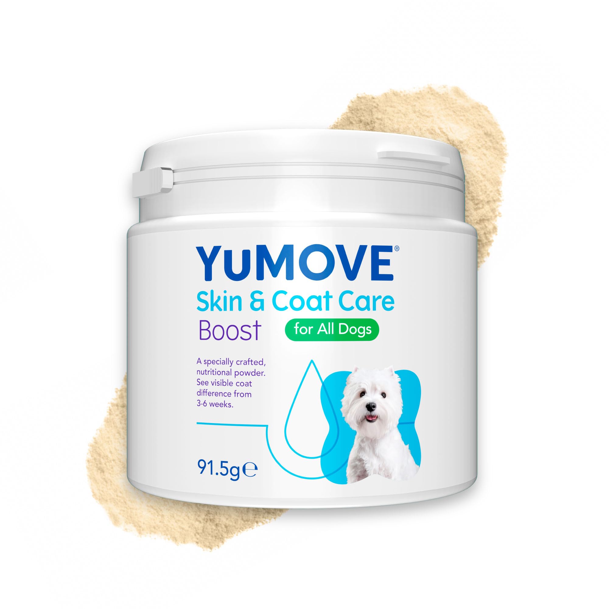 YuMOVE Skin & Coat Care Boost, Nutritional Supplement for Dogs Coat, Skin and Nails, for All Dogs, 180 scoops