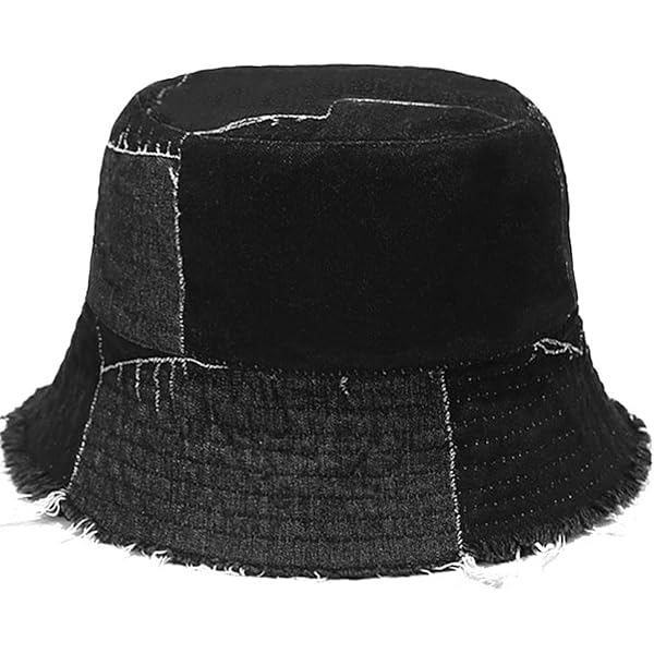 Amazon.com: Unisex Bucket Hat Washed Jean Denim Bucket Cap
