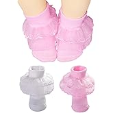 PrinceSasa Little Baby Girl Princess Lace Ruffles Socks Set
