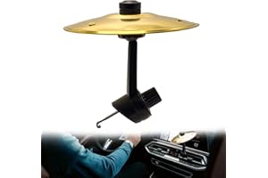 Car Cymbal - Mini Drum Crash Cymbal for Car Vent Crisp Sound Percussion Drum Accessory - Fun Dashboard Accessory for All Type