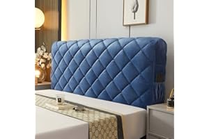 BLLMTEAR Headboard Covers Slipcover, Stretch Bed Headboard Covers, Small Square Jacquard Dustproof Protector Cover for Upholstered Headboard (Milk White, Queen Headboard Length ( Color : #30 , Size : King:200c