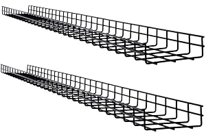 Tripp Lite Wire Mesh Cable Tray - 150 x 50 x 1500 mm (6 in. x 2 in. x 5 ft.), 2-Pack
