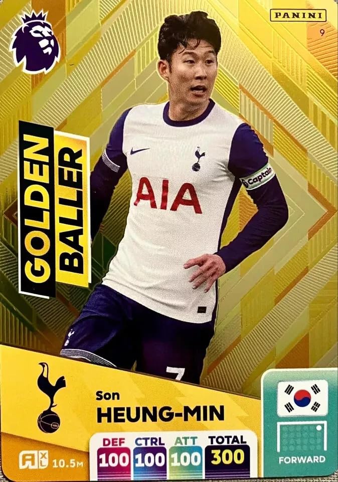 Panini Premier League 2024 2025 Son Heung-Min Golden Baller Trading Card