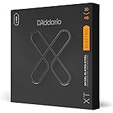 D'Addario Electric Guitar Strings, XT Nickel Coated, XTE1046-3P, Regular Light Gauge 10-46, 6-String Set, Pack of 3