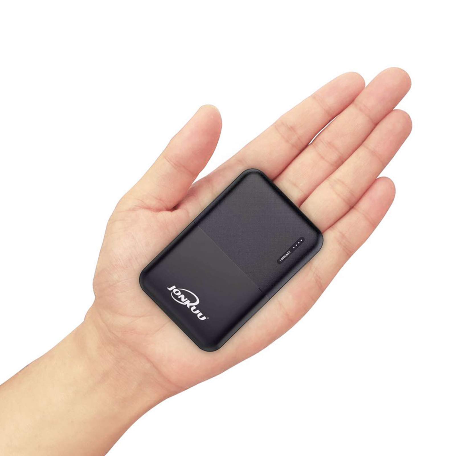 Portable Power Bank Chargers 10000mAh, High Capacity External Battery Packs 2.4 A 2 Ports with USB Type C Compatible for iPhone Samsung Android Mobile Phone Nintendo Switch and Tablets (10000mah)