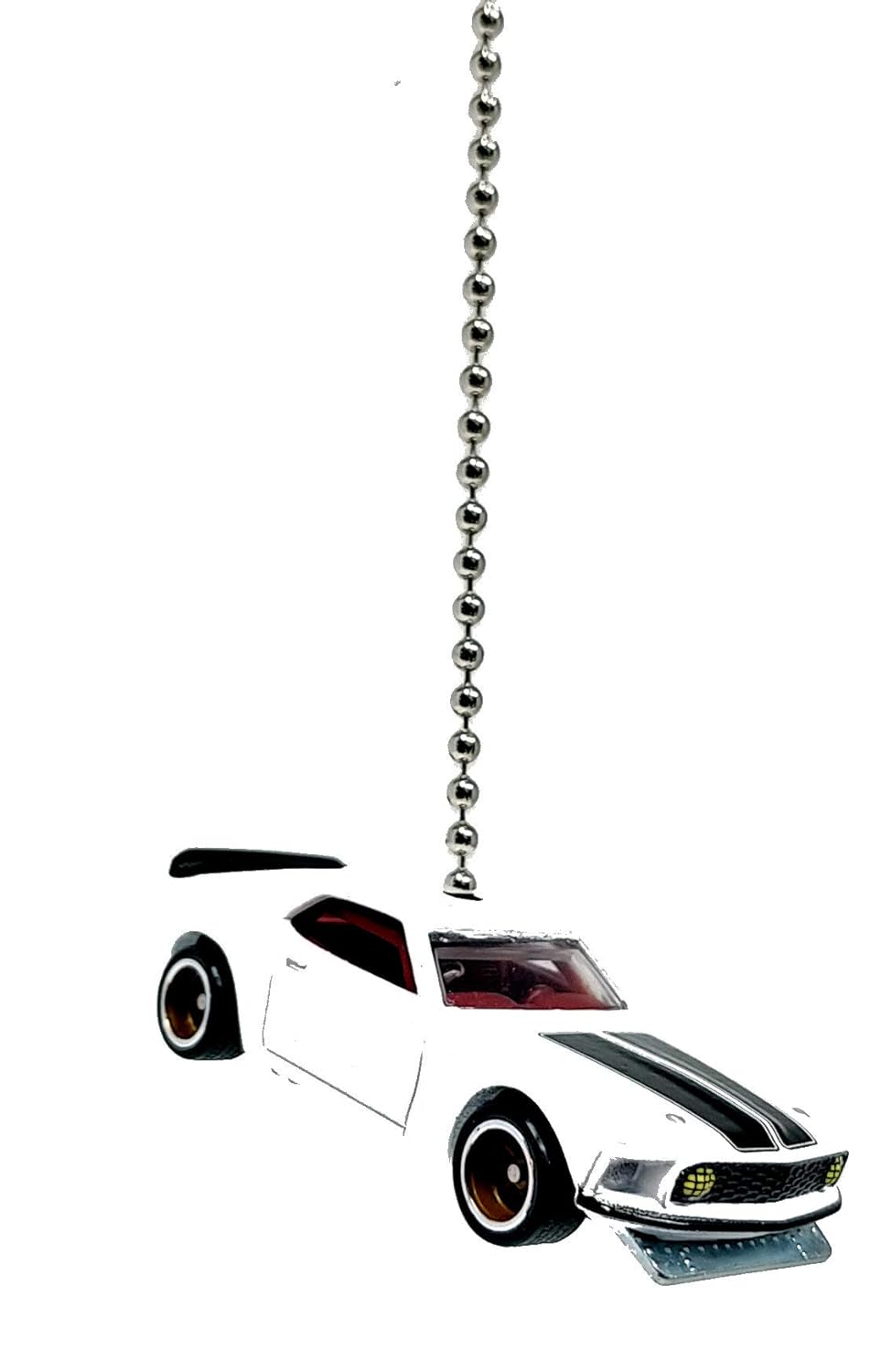 diecast masters mustang on 1969 Mustang Boss 320 White Black Hot Wheels Ford Mustang Shelby Diecast Car Ceiling Fan Light Pull Ornament 1 64 Tools Home Improvement Lighting Accessories