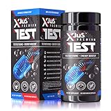 Xjus Testosterone Booster + Energy Booster, Increase Muscle Strength, Performance, All Natural Formula - Maca Root, L-Arginine, Fenugreek, Beta Alanine, B Vitamins + Caffeine for Energy