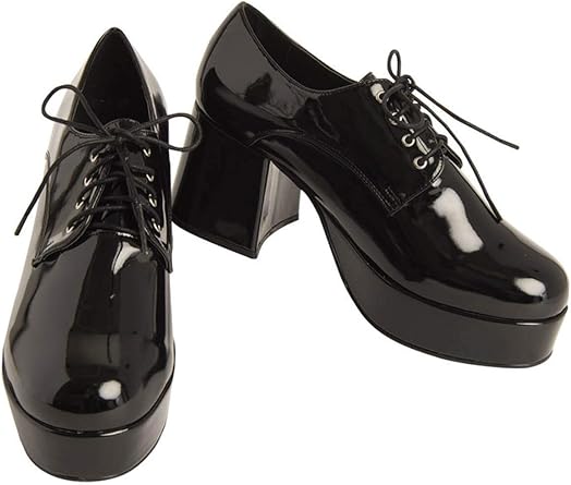 black shoes with platform