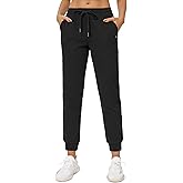 Stelle Womens High Waist Drawstring Jogger Athletic Lounge Sweatpants with Pockets