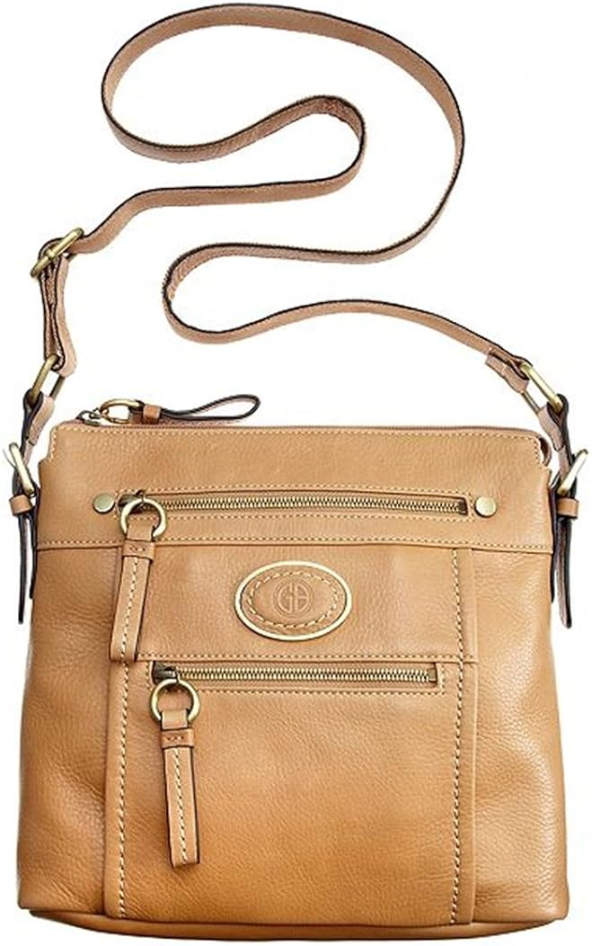 Giani Bernini North South Soft Leather Crossbody Hangbag Handbags