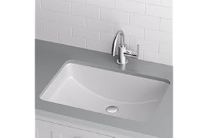 Miseno MNO2114RU Myers 22" X 16" Undermount Bathroom Sink with Overflow - Bright White