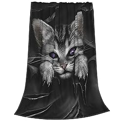 Cat Blanket Flannel Throw Bed Blankets Cozy