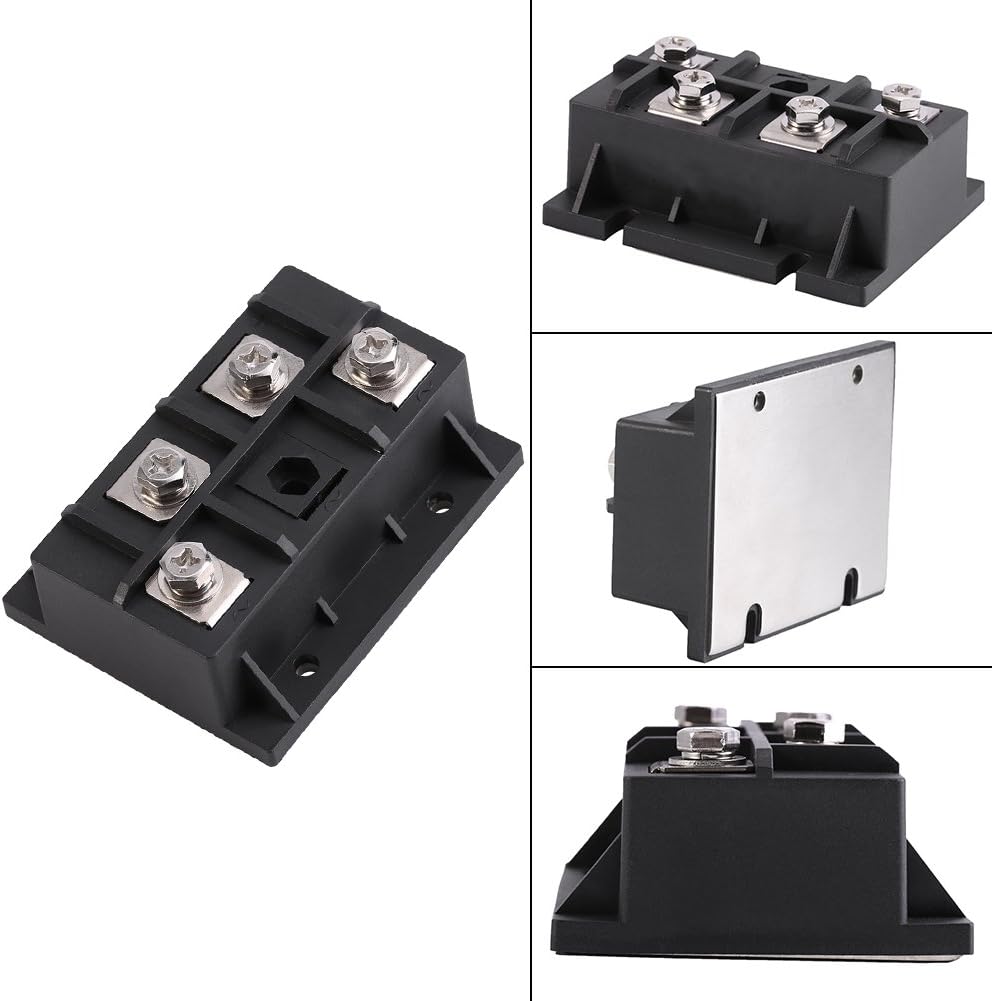 Metal and Plastic Bridge Rectifier Single Phase Bridge Rectifier 200A 1600V High Power Single Phase Rectifier Diode Bridge Module 4 Terminals - Image 5