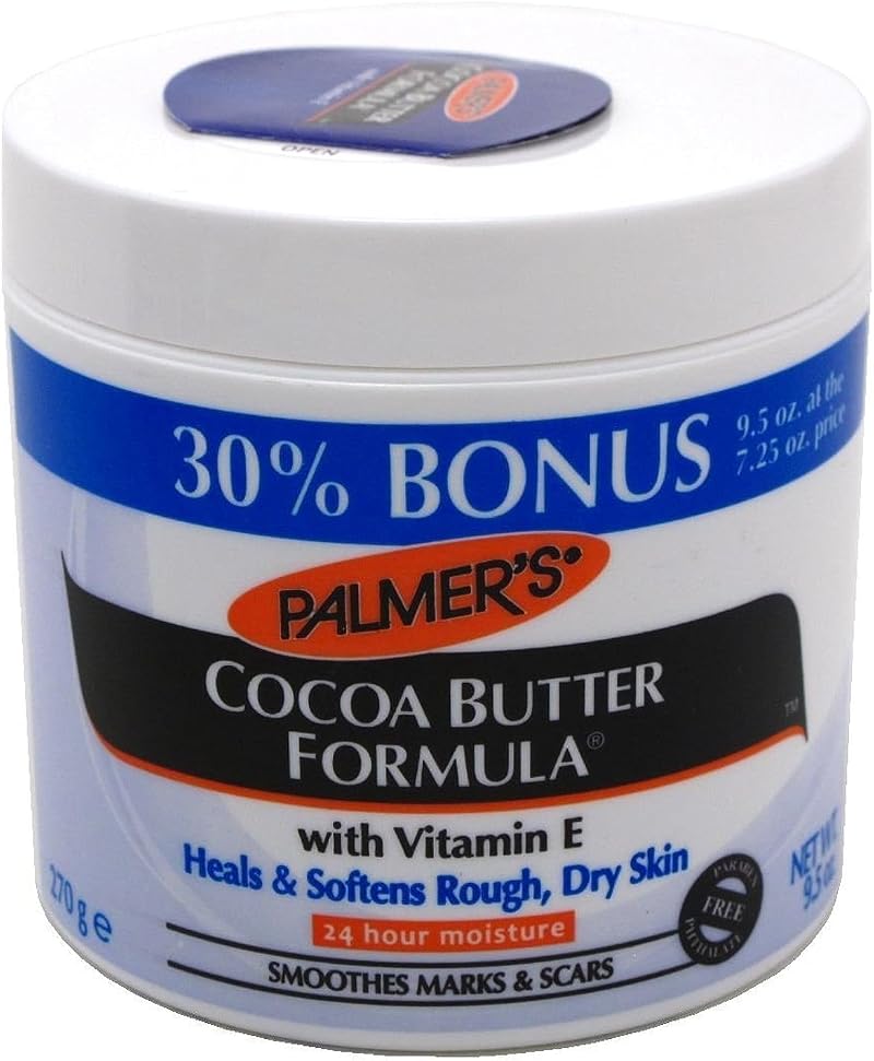 Palmers Cocoa Butter Jar Vitamin E 9.5oz Bonus Deep Moisturizer Dry Skin