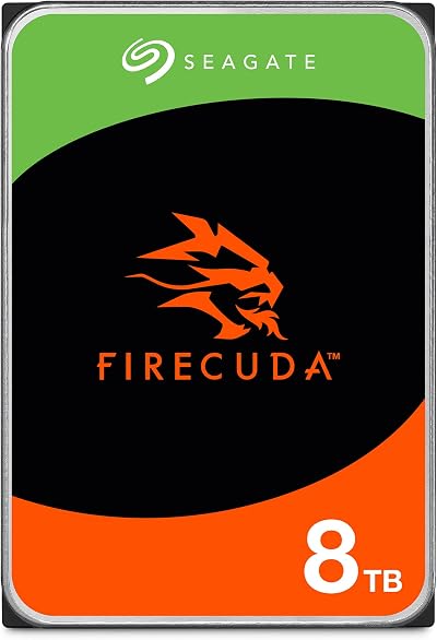 Seagate FireCuda 8TB Internal HDD 3.5 in SATA 6 Gb/s 7200 RPM 256MB Cache