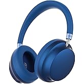 Raycon Essential Bluetooth Headphones - Over The Ear, Active Noise Cancelling Wireless Headphones + Awareness Mode, Bluetooth Headset with Mic, 50 Hours of Battery Life (Blue)