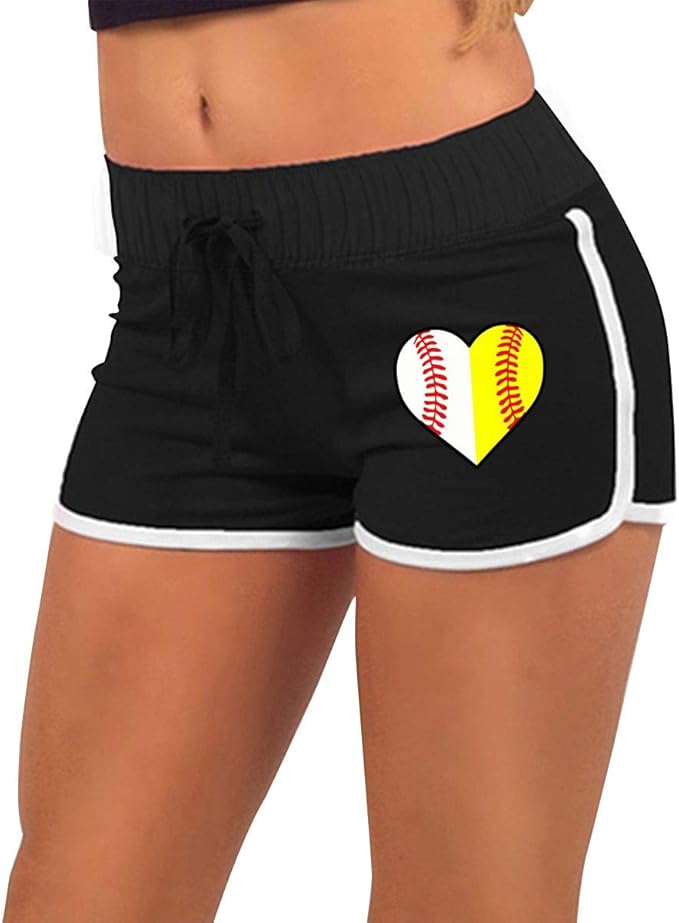 UAMSHORT Womens Sexy Mini Shorts Baseball Softball Low Waist Bike
