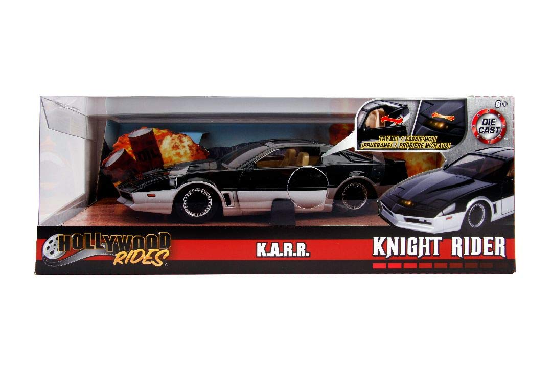 Jada 31115 Hollywood Rides 1:24 Knight Rider K.A.R.R with Working Lights