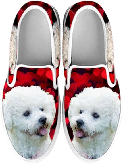 bichon frise dog slippers