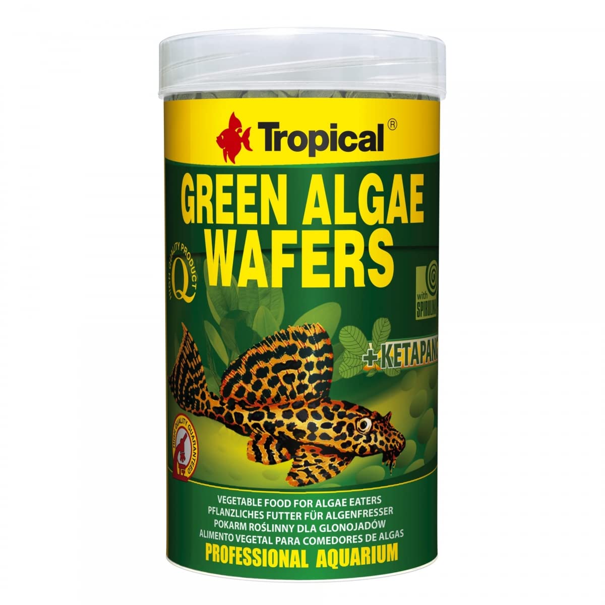 Tropical®, Green Algae Wafers, catfish chips, 250 ml