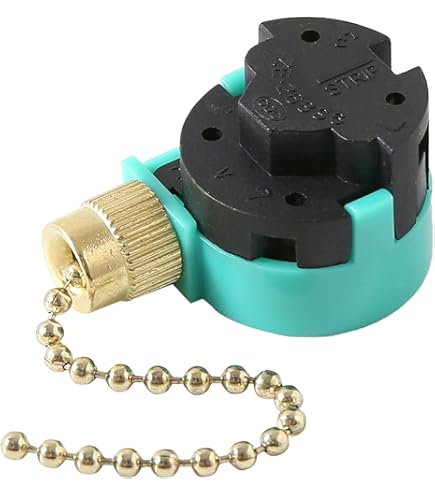 Zing Ear ZE-109 Lot De 2 Interrupteurs à Chaîne De Ventilateur De