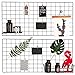 Hosaken Multifunction Grid Panel,Wall Decor/Sculptural Frames & Holders/Wall Display/Organizer, Pack of 2 Pcs, Size:15.7
