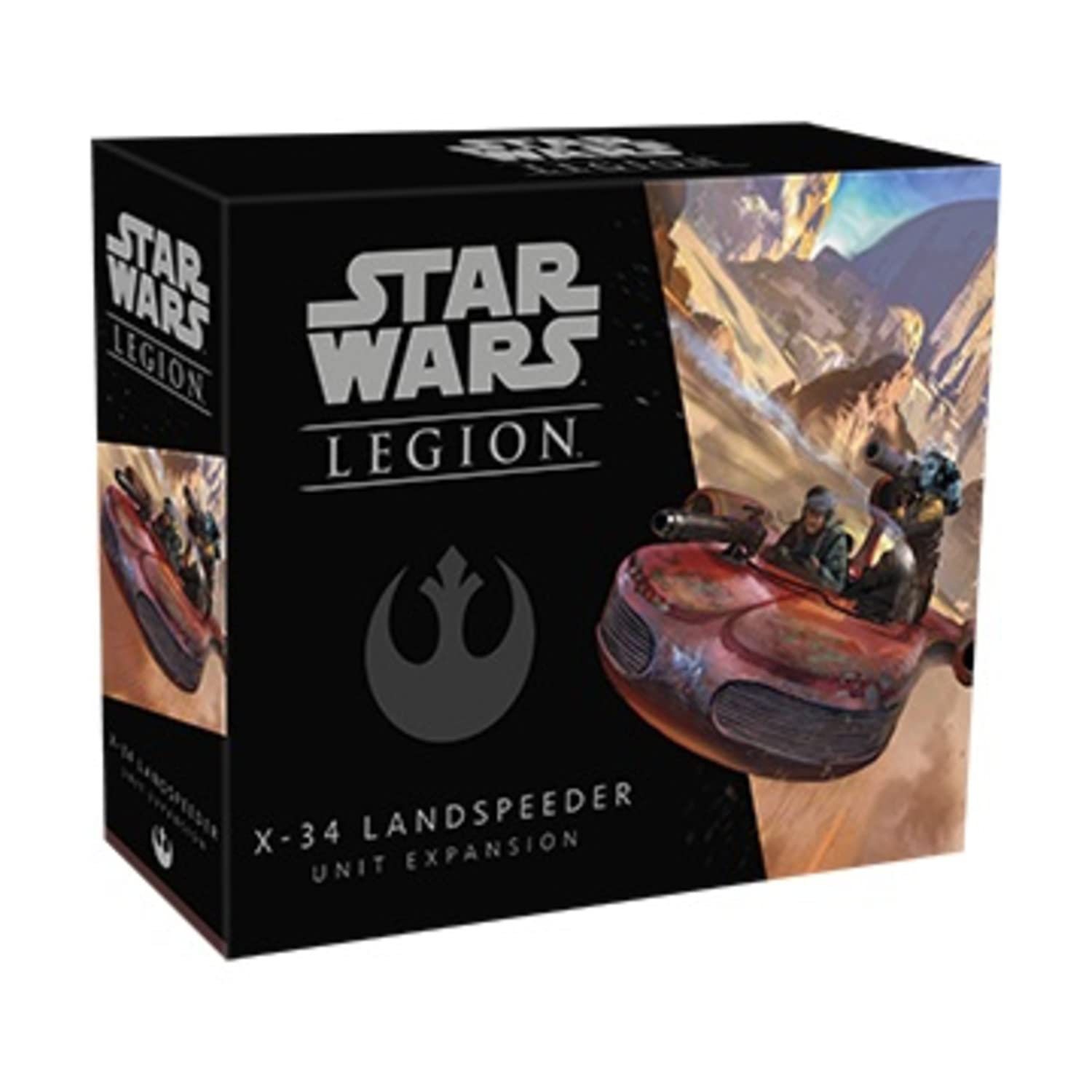 Atomic Mass Games | Star Wars Legion: Rebel Expansions: X-34 Landspeeder Unit | Unit Expansion | Miniatures Game | Ages 14+ | 2 Players | 90 Minutes Playing Time