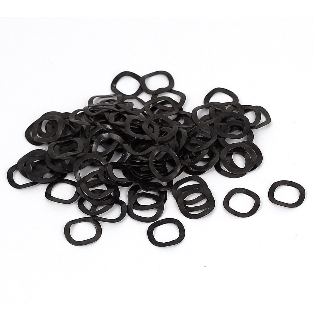 Sourcingmap 8mm x 12mm x 0.2mm Metal Wavy Wave Crinkle Spring Washers 100pcs