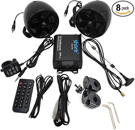 SD,USB chrome shark SHKC6800 1000w 4ch 