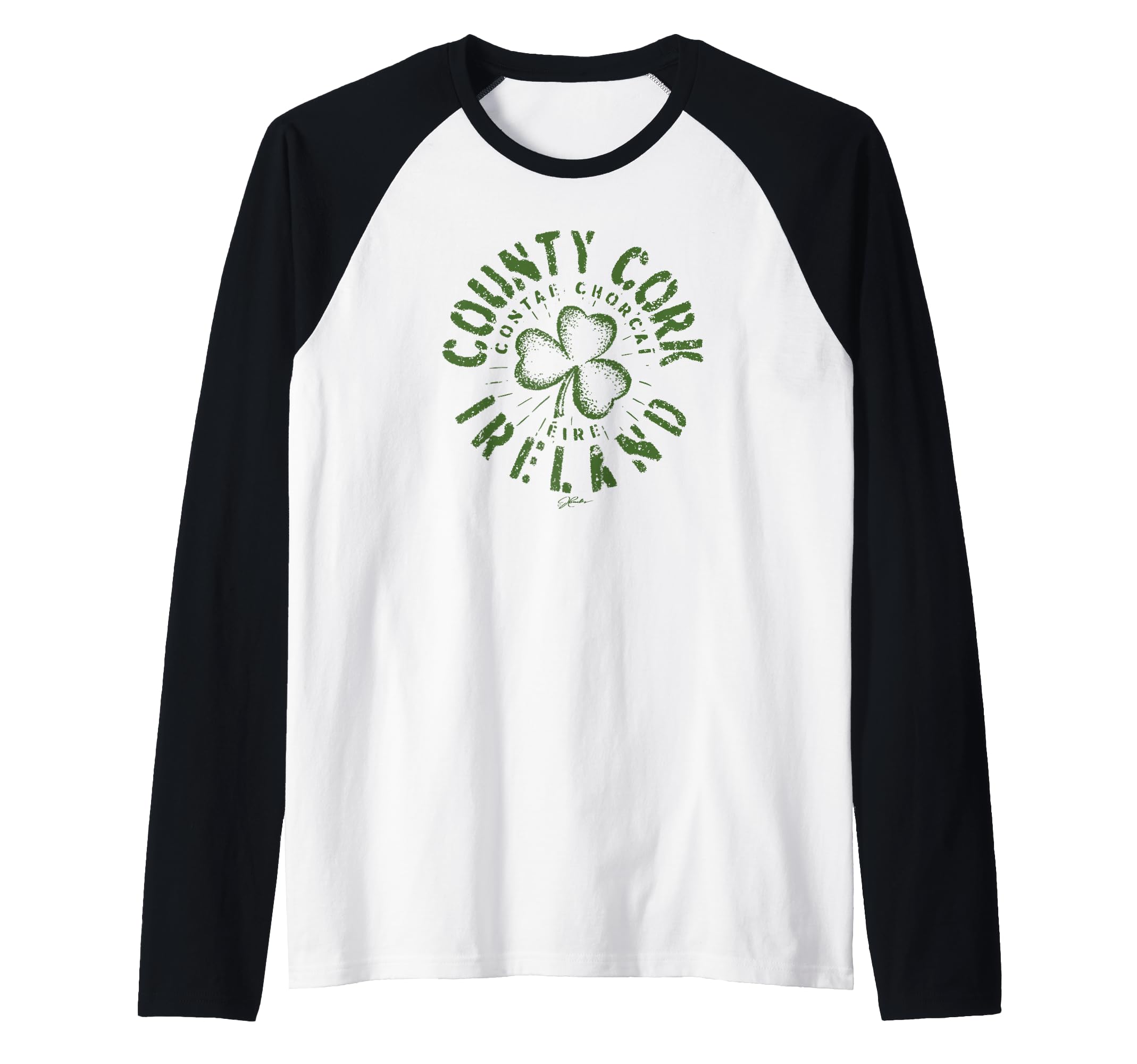 JCombs: County Cork, Ireland Raglan Baseball Tee