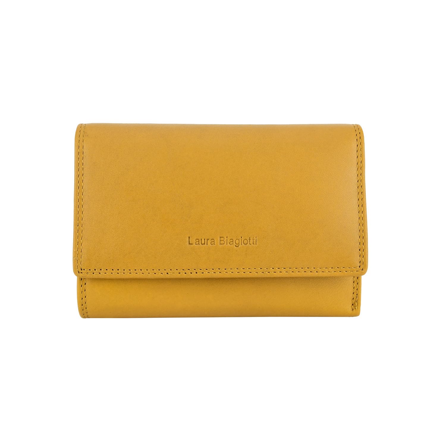 Laura Biagiotti Women's Genuine Leather Wallet, Spacious with Gift Box