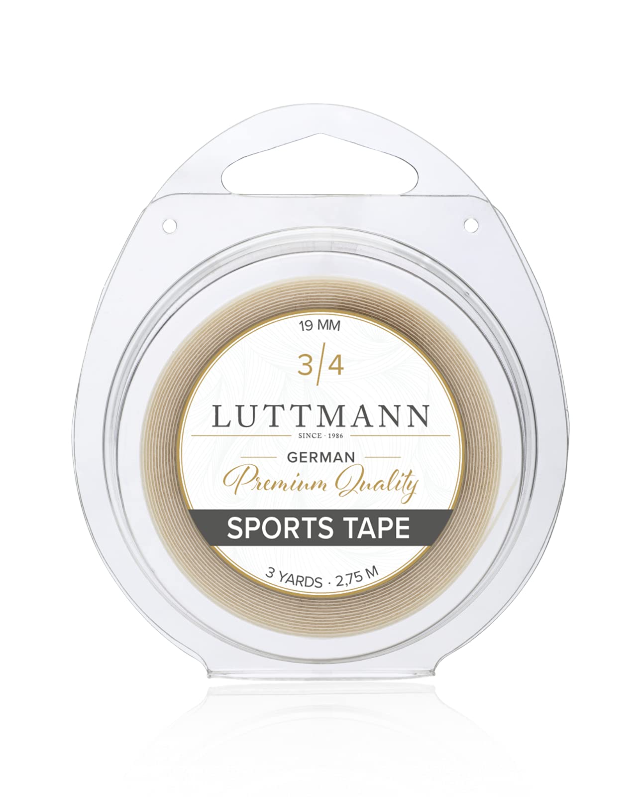 LUTTMANN Sports Tape - Tape 19 mm x 2.75 m for wigs, tulle lugs, hair systems, Full Lace Wig, hairpieces & extensions