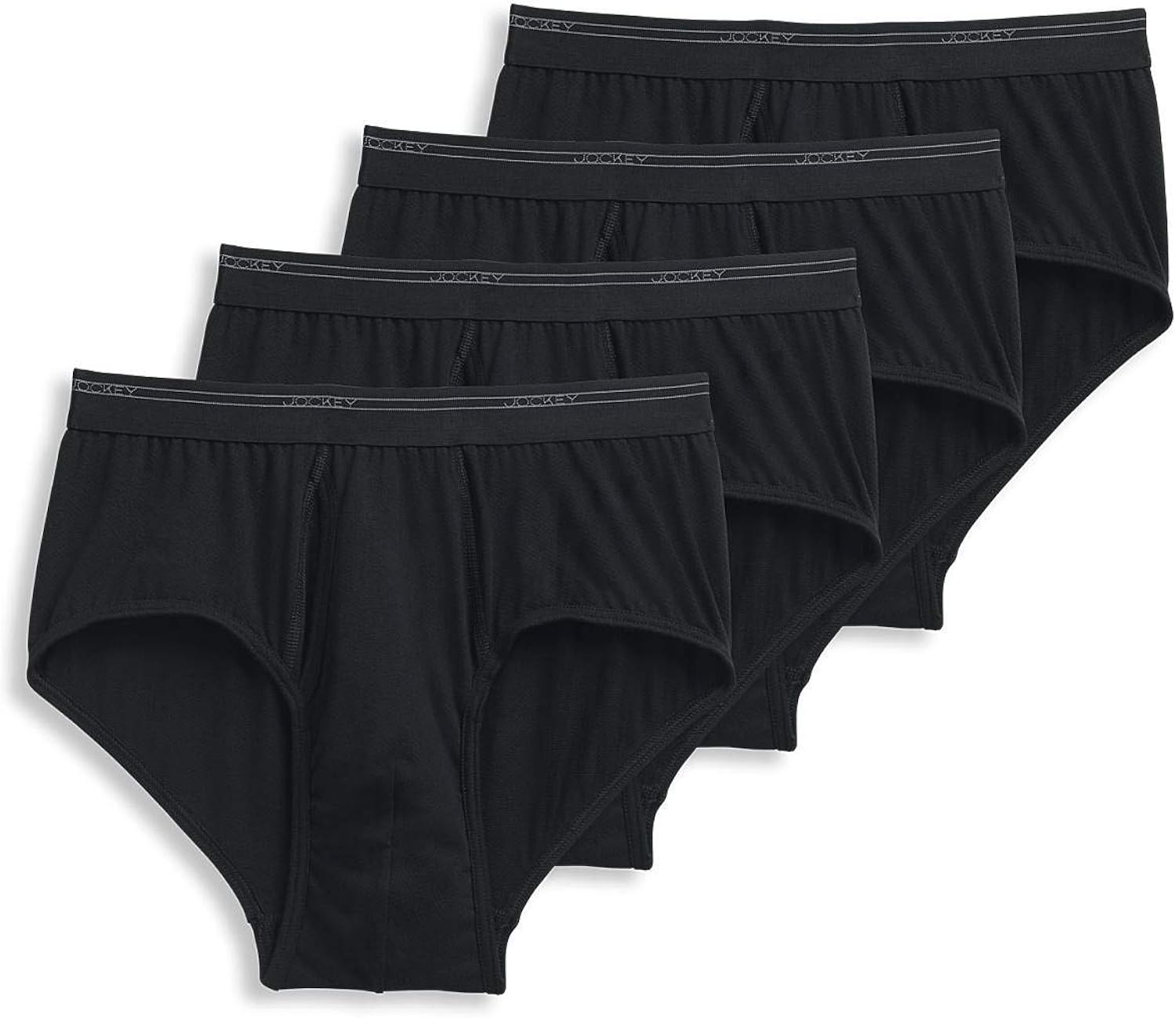 Jockey Men's Underwear Classic Cotton Mesh Brief 4 Pack at Amazon Men