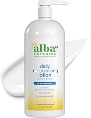 Alba Botanica Hydrating Moisturizing Lotion for Dry Skin with Vitamin E and Shea Butter, 32 Oz (Packaging May Vary)