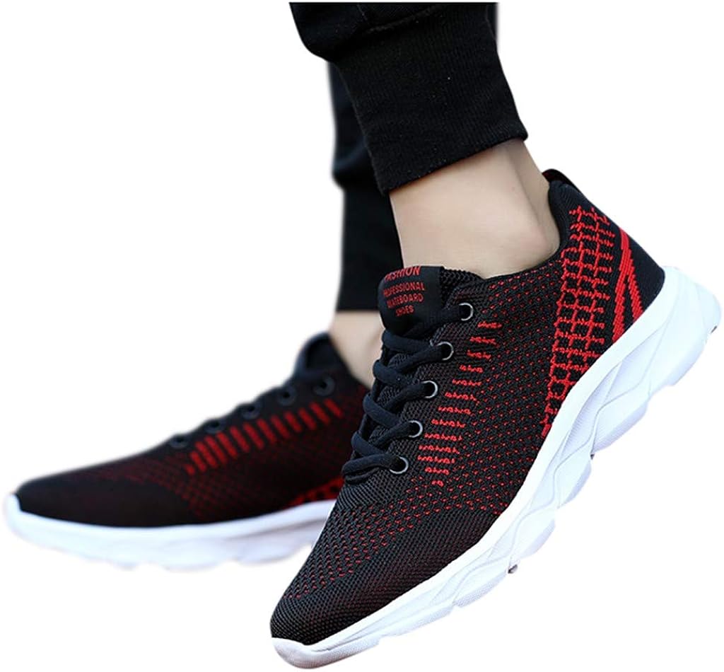 Damen Freizeit Sneaker Sportschuhe Atmungsaktiv Strassenlaufschuhe Fliegen Gewebt Mesh Freizeitschuhe Mode Laufsocken Schuhe Elastische Stiefeletten Rutschfeste Schuhe Mesh Schuhe Flache Schuhe Hute Mutzen Caps Cowboyhute