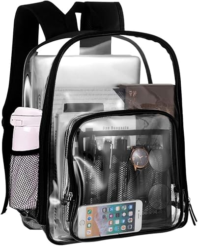 Amazon Valiclud 透明なバックパックトートバッグpvcシースルーバックパックトラベルメイクアップバッグスクールブックバッグ防水ストレージオーガナイザー ワークスポーツゲーム用 透明 Valiclud ガーメントバッグ