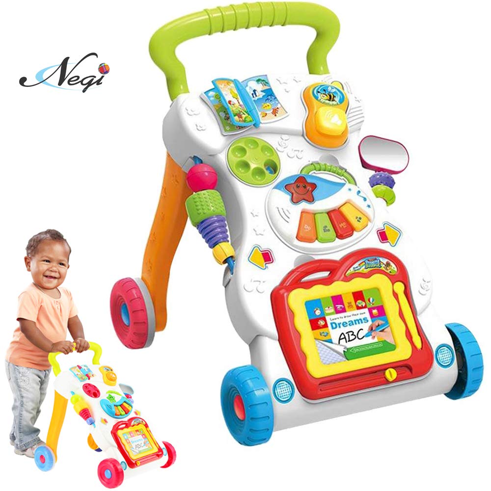 Negi Children Musical Walker, Push & Pull Toy for Toddlers & Kids, Baby