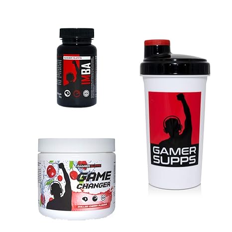 GAMER SUPPS GAME CHANGER + IMBA Caps + Shaker | Pro Gaming Booster