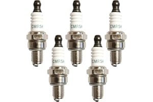 AZXX CMR5H Spark Plug 5 Pack, 4-Stroke Engine Spark Plugs for CHAMPION 965 RZ7C for NGK CMR5H Spark Plug for Honda 31916-Z0H-003 Fit for Stihl FC56 FC70 Trimmer Chainsaw BR500 BR600 for Husqvarna