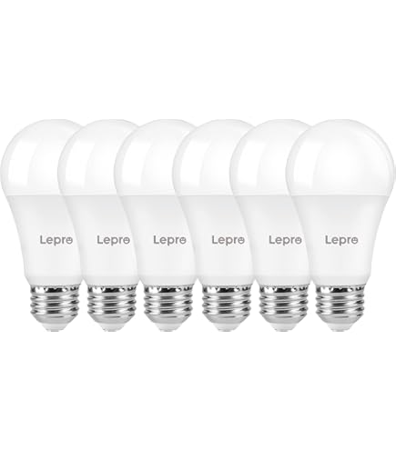 Greenlite A19 LED Bulbs 100W Equivalent 1500 Lumens – Dimmable 14W 5000K Bright White, E26 Base, Enclosed Fixture Rated (6-Pack)