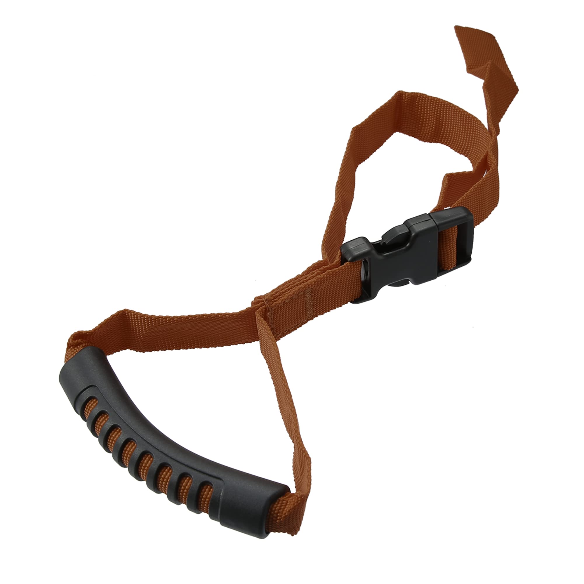 X AUTOHAUX Auto Cane Car Grab Handle Aid Safety Handle Support Nylon Brown