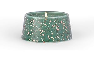 Paddywax Confetti Collection Scented Candle, 5 oz, Cypress + Suede