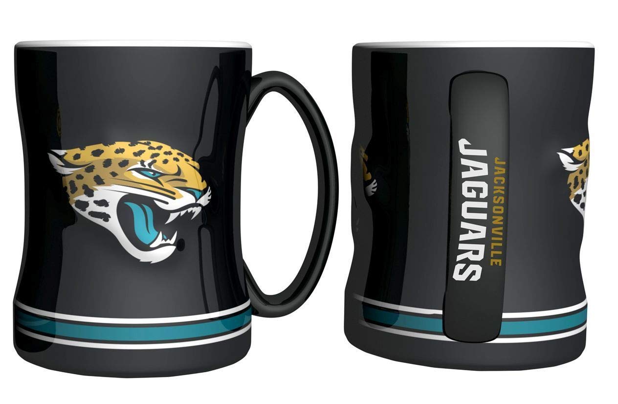 Boelter Brands NFL Jacksonville Jaguars 291682 Coffee Mug, Team Colour, 400 ml